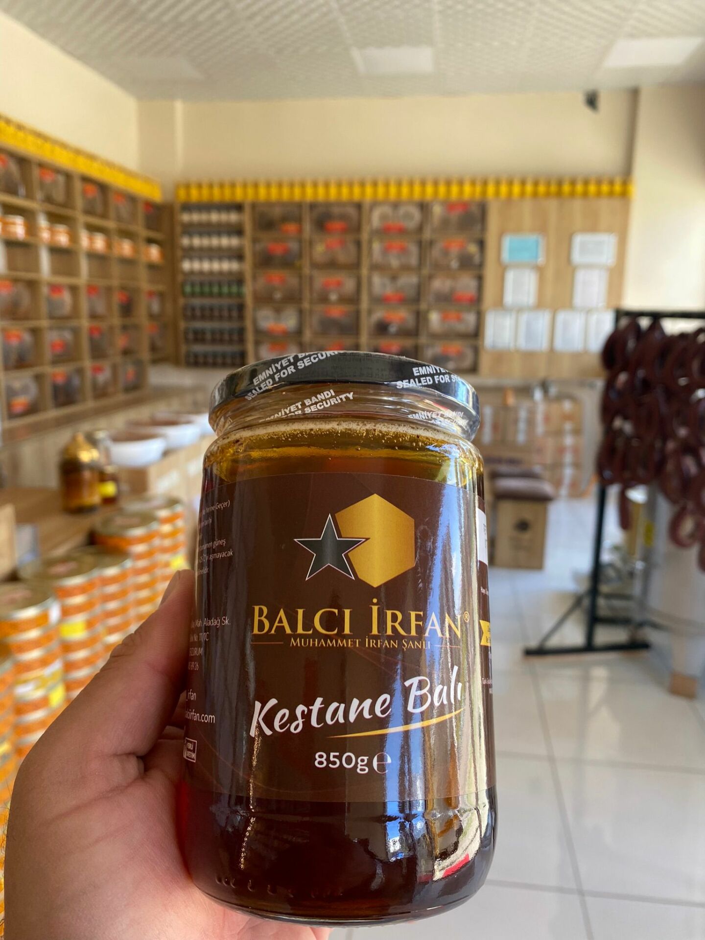 Kestane  Süzme Balı Şekersiz  (850 Gr.)