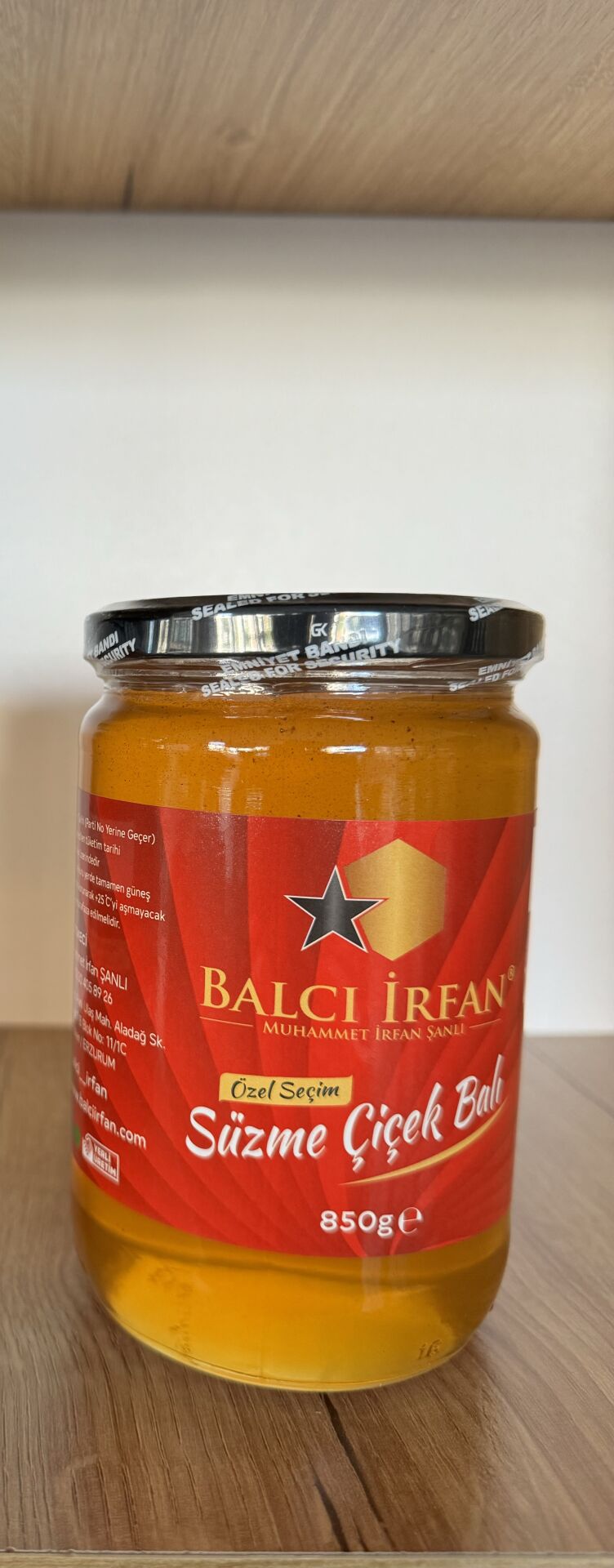 SÜZME ÇİÇEK BALI 850 ge (Şekersiz TAK 215 Serisi)